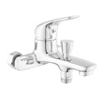 Vanová baterie Ceramia S-Line Pro bez sprchového setu 100 mm chrom SIKOBSLPRO22210 SIKOBSLPRO22210
