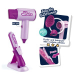 Mamido Dětský kadeřnický set s fénem a kulmou se světly Hairdresser Set MT1364