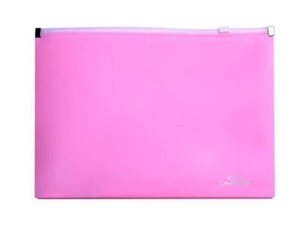 Spisové desky CONCORDE se zipem A5 - pastel růžová