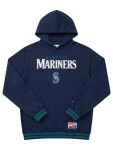 New Era Pánská mikina Seattle Mariners MLB Felt Logo Throwback Hoodie Velikost: XL