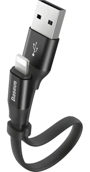 Baseus USB-A - Lightning černá / Kabel / 0,23 m (6953156259492)