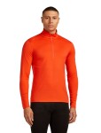 ICEBREAKER Mens 200 Oasis LS Half Zip, Fervid (vzorek) velikost: M