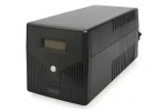 DIGITUS Line-Interactive UPS / 1000VA/600W / 12V/7Ah / 2 baterie / 4xSchuko / USB / RS232 / RJ45 / LCD (DN-170074)