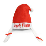 Čepice vánoční s copy