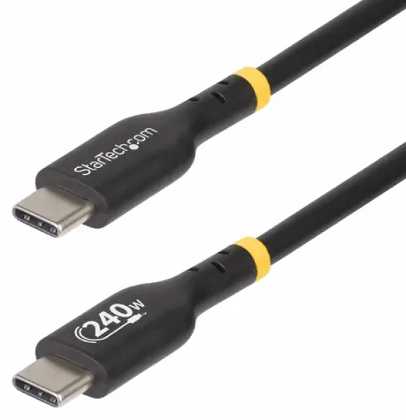 StarTech / Nabíjecí kabel / USB-C (M) - USB-C (M) / 240W / 5A / USB 2.0 / 2 m (USB2EPR2M)