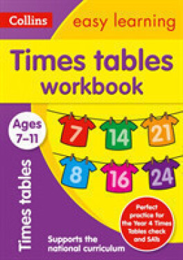 Times Tables Workbook Ages 7-11 - Collins Easy Learning