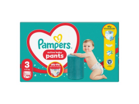 Pampers Active Baby Pants, vel. 3, 128 ks