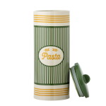 Bloomingville Keramická dóza Stefano Pasta 2,2 l, zelená barva, keramika