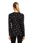 ICEBREAKER Wmns 200 Oasis LS Crewe Ski Day, Black/Acid Pink/Aop (vzorek) velikost: S