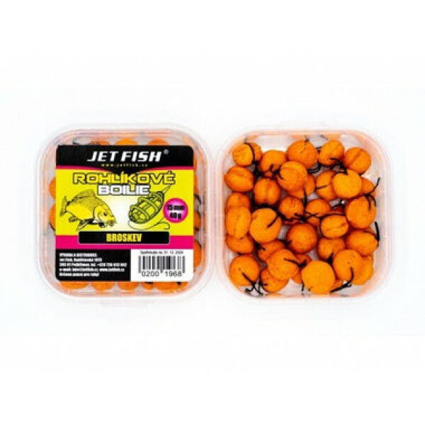 Jet Fish Boilies rohlíkové 40g Broskev (200196)