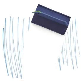 Magnetoplan magnetoWipe ecoAware modrá / Magnetická stěrka / rPET plsť / Neodymové magnety (MAGIMARKSTECOB)