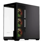 KRUX EXO černá / PC skříň / ATX / micro-ATX / mini-ITX / tvrzené sklo / 4x ARGB ventilátor (KRXD004)
