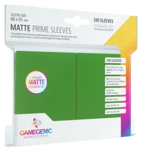GAMEGENIC Obaly na karty Prime Matte zelené