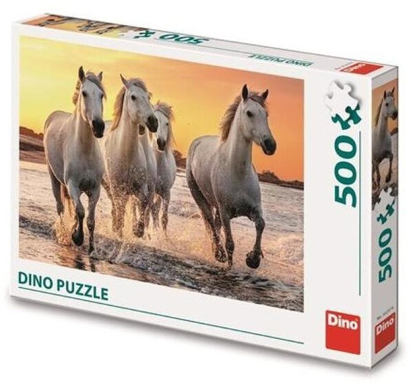 Puzzle Koně v příboji 500 dílků - Deltim