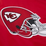Mitchell & Ness Pánská bunda Kansas City Chiefs NFL Throw it Back Heavyweight Satin Velikost: M