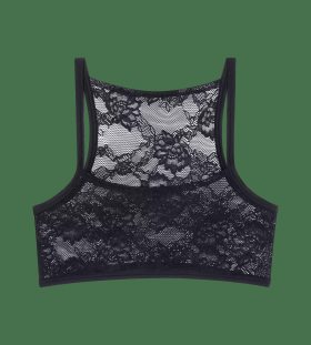 Dámská podprsenka Smart Deco Bralette BLACK černá 0004 TRIUMPH BLACK