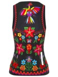 Cyklodres bez rukávů CYCOLOGY Frida Black, dámský (Motiv Frida Black, velikost M)