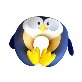 Travel Blue Penguin Fun Pillow / Dětský cestovní polštářek / Motiv tučňák