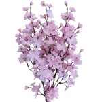 Svazek větviček TŘEŠEŇ růžová 78 cm, 3 ks