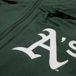 New Era Pánská bunda Oakland Athletics MLB Athletics Quarter Zip Windbreaker Grün Velikost: S