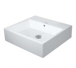 DURAVIT - Vero Air Umyvadlo 50x47 cm, s přepadem, bez otvoru pro baterii, bílá 2350500028