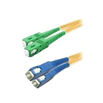 XtendLan FO patch SC/APC-SC 2m / Optický patch kabel / 9/125 duplex / G.652d / LS0H (FOP-SCASC-D-2-9)