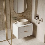 REA - Koupelnová skříňka pod umyvadlo Mono 60cm White REA-M0402