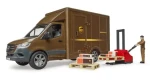 Bruder 02678 MB Sprinter UPS s řidičem a příslušenstvím