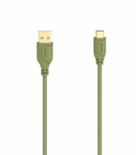 Hama 200637 Flexi-Slim kabel USB-A na USB-C 0.75 m zelená (200637-H)