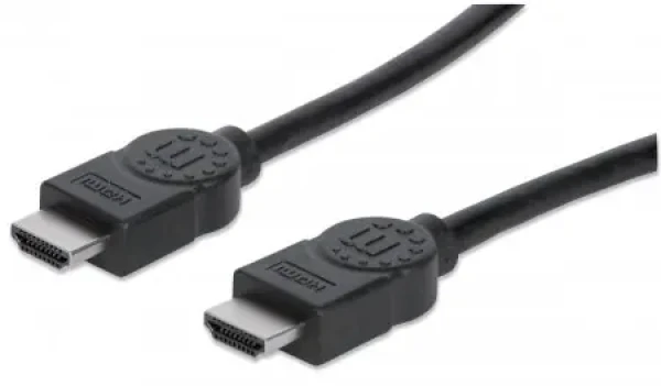 Manhattan 4K HDMI kabel s ethernetem 3m černá / prodlužovací / stíněný (323222)