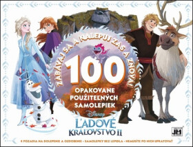 100 opakovane použiteľných samolepiek Ľadové kráľovstvo II