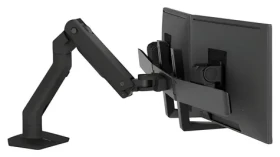 Ergotron HX Desk Dual Monitor Arm černá / Stolní rameno pro 2 monitory / Do 32" / Výškově nastavitelné až 292 mm (45-476-224)