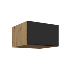 Horní skříňka Aria 60 NAGU-36 1F Barva korpusu: Dub artisan, Barva dvířek: BL - Black AFM