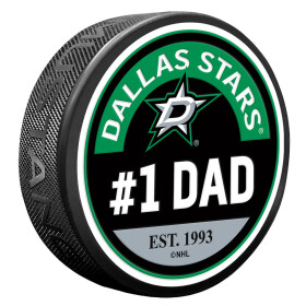 Mustang Puk Dallas Stars NHL #1 Dad Textured Puck