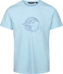 Pánské tričko Regatta RMT263-1QC světle modré Modrá