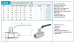 NOVASERVIS - Luxusní plnoprůtočný kulový kohout s pákou MM 6/4" LU137/40