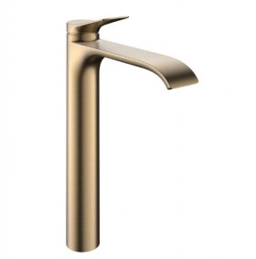 HANSGROHE - Vivenis Umyvadlová baterie s výpustí, EcoSmart, CoolStart, kartáčovaný bronz 75044140