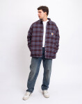Carhartt WIP Baird Shirt Jacket Baird Check, Palisander L