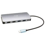 Hyper USB-C Univerzální dokovací stanice pro MacBook M1 / 2 x USB-C / 2 x HDMI / 2 x USB 3.0 / RJ45 / MicroSD / SD / pod (HDM1H-GL)