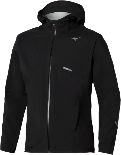 Běžecká bunda Mizuno Trail Waterproof 20K Hooded Jacket J2GED00209 Velikost textilu: M