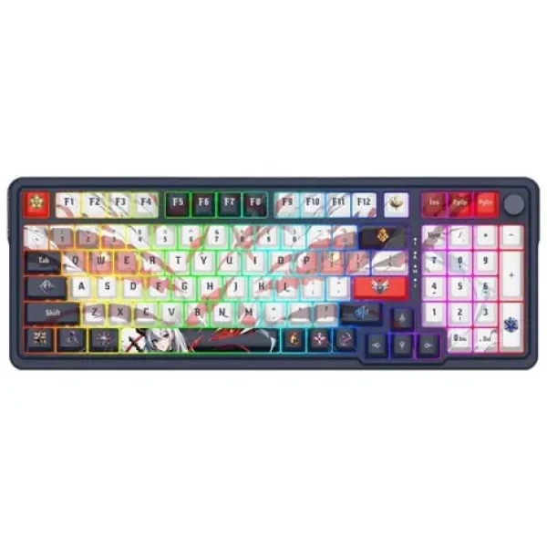 Redragon K686AK-RGB-PRO Eisa bílo-šedá / Herní klávesnice / mechanická / RGB / USB-C / BT / US (K686AK-RGB-PRO)