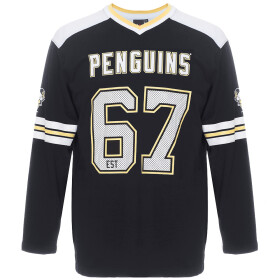Majestic Pánské Tričko Pittsburgh Penguins - Hockey Heavy Jersey Long Sleeve Velikost: M