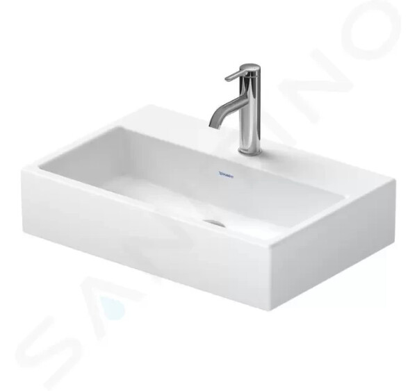 DURAVIT - Vero Air Umyvadlo 600x400 mm, bez přepadu, otvor pro baterii, bílá 2368600041