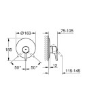 GROHE - Concetto Sprchová baterie pod omítku, chrom 19345001