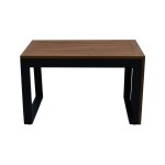 Zahradní set šedý textilen, hliník, šedá barva, polywood světle hnědá barva