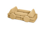 SHAPPY Dětská rozkládací pěnová pohovka SHAPPY PLAY mini Barva: Soft Beige