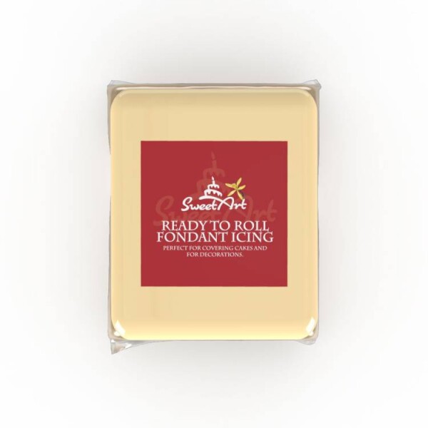 SweetArt potahovací a modelovací hmota vanilková Ivory (250 g)