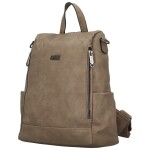Stylový dámský koženkový kabelko/batoh Trinida new, taupe