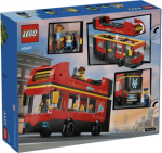 LEGO® City 60407 Červený dvoupodlažní vyhlídkový autobus