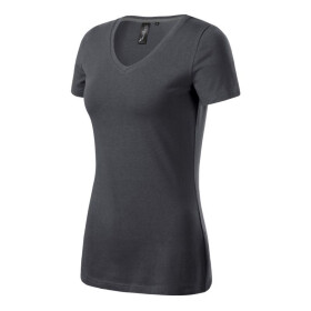 Malfini Action Tričko s výstřihem do V W MLI-70183 light anthracite XL